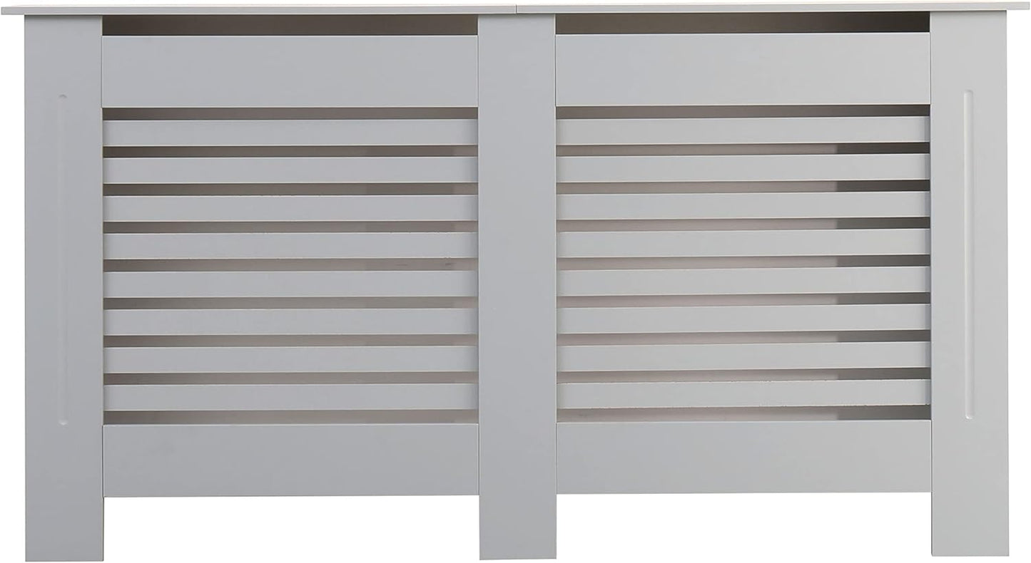 AVC Designs Kensington Radiator Cover Cabinet – Horizontal Slats, 5 Size Options & 5 Colours | Freestanding MDF, Custom Fit
