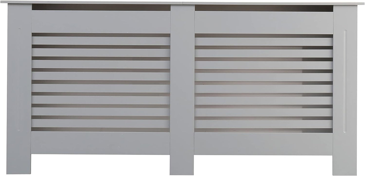 AVC Designs Kensington Radiator Cover Cabinet – Horizontal Slats, 5 Size Options & 5 Colours | Freestanding MDF, Custom Fit