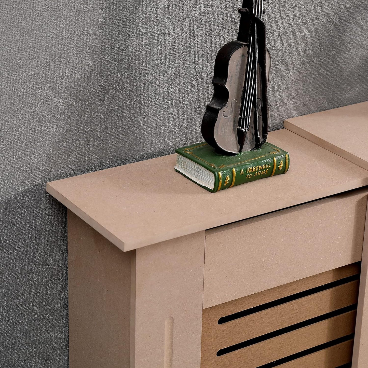 AVC Designs Kensington Radiator Cover Cabinet – Horizontal Slats, 5 Size Options & 5 Colours | Freestanding MDF, Custom Fit