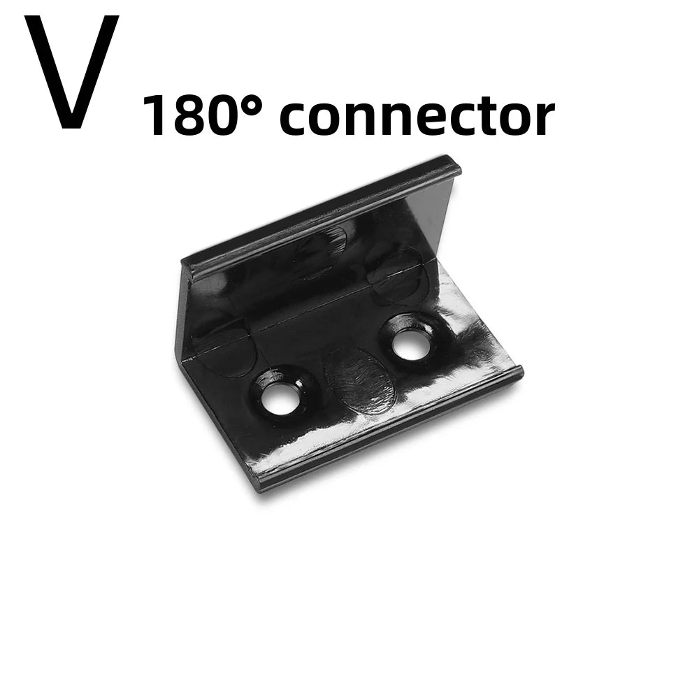 LED Aluminium Profile 0.5M/Pcs, U/V Shape Corner for 5050 2835 LED Strip, Channel Holder in White or Black Cover