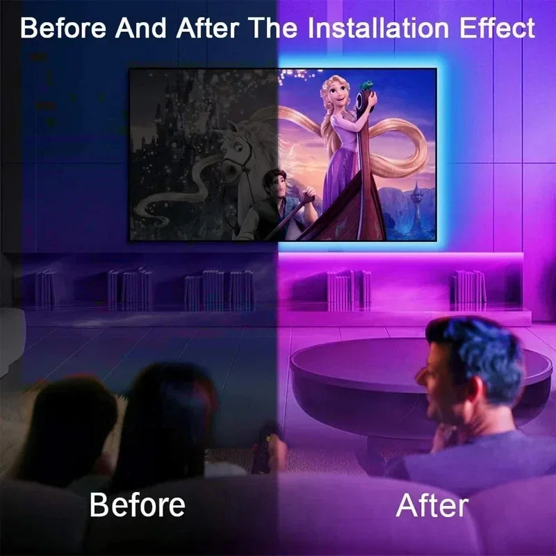 Bargain USB LED Strip Light – RGB Color with Remote / WIFI / Bluetooth or APP Control | Flexible Tape