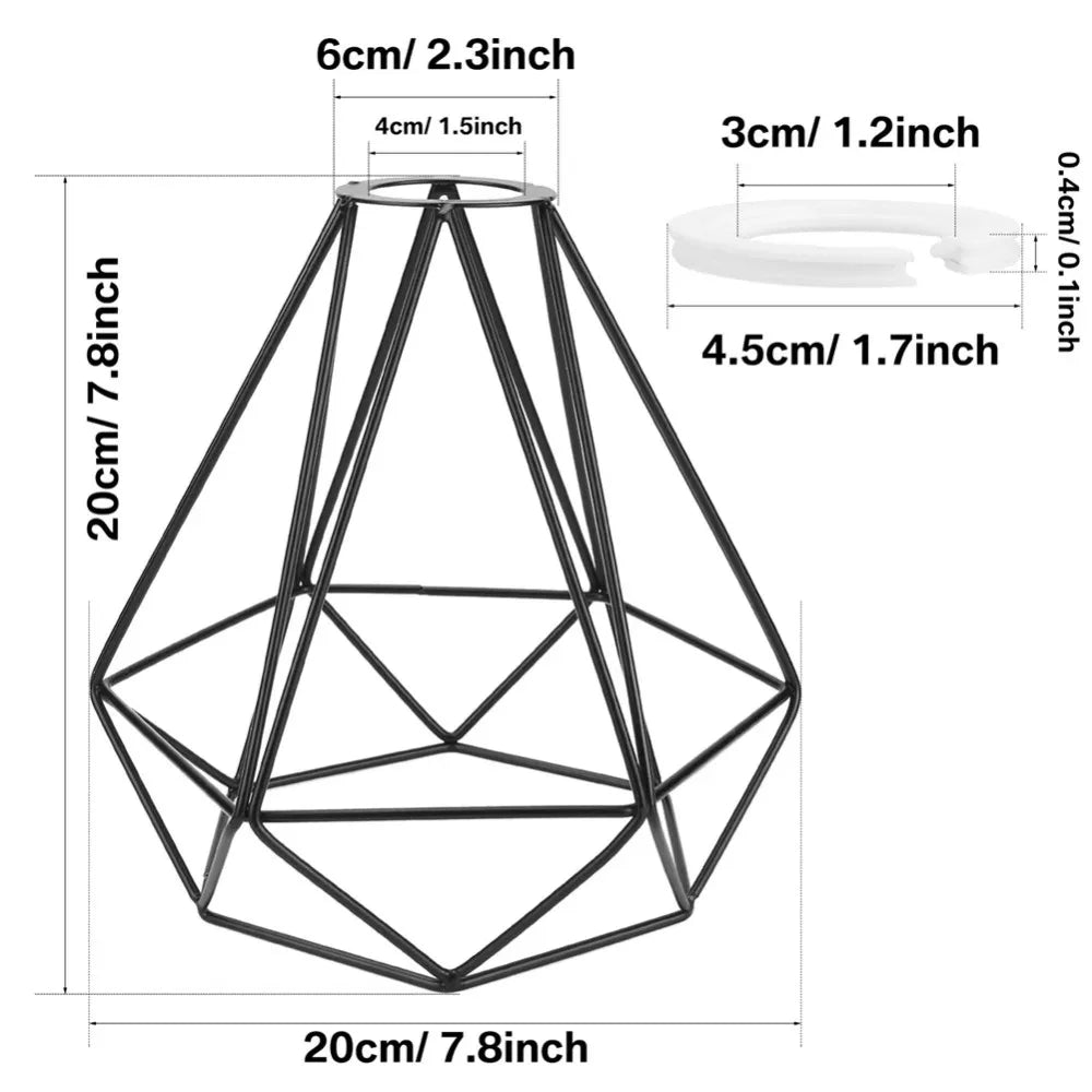 Vintage / Industrial Style Geometric  Metal Lamp Shade Lampshade