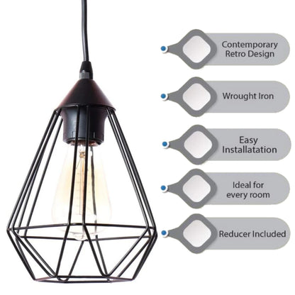 Vintage / Industrial Style Geometric  Metal Lamp Shade Lampshade