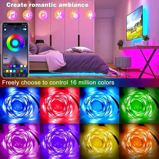 Bargain USB LED Strip Light – RGB Color  with Remote / WIFI / Bluetooth or APP Control | Flexible Tape